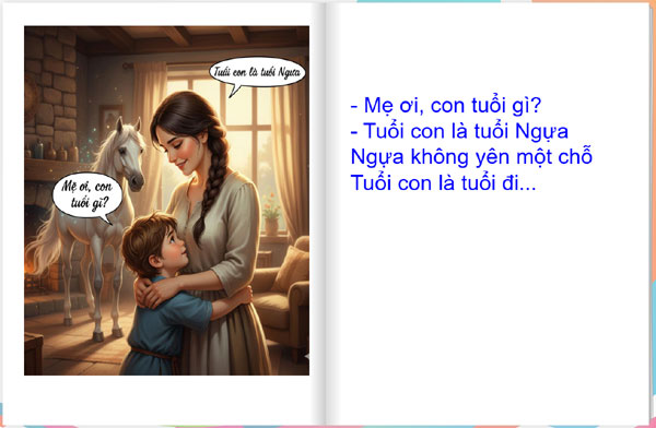 bài đọc tuổi ngựa